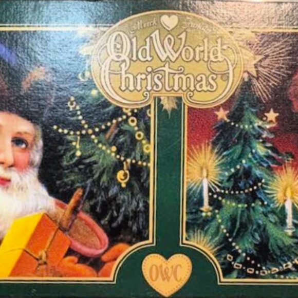 2009 Old World Glass Christmas Wreath Tree Ornament NIB - Picture 3 of 6